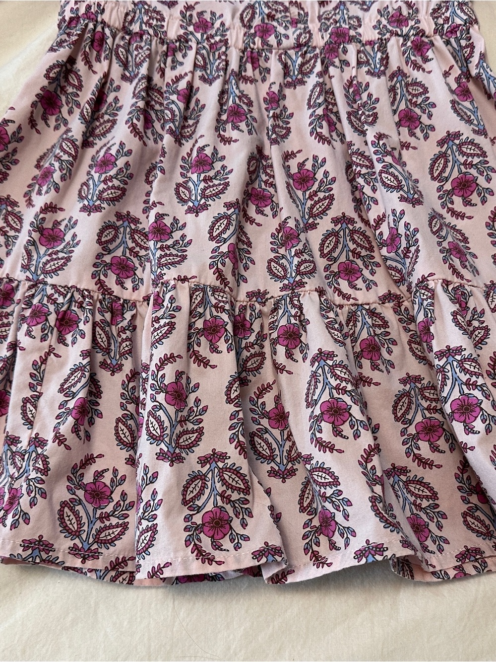 EUC Crewcuts Girl Pink Paisley Dress - Picture 9 of 10
